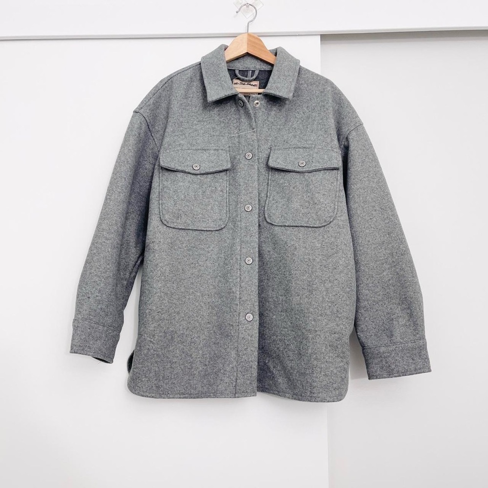 NWOT Free People Lola Shirt Jacket Size Small - Picture 3 of 8